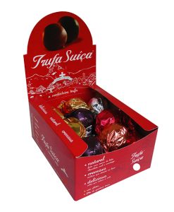 Trufa Suíça Chocolate Natural Caixa Sortida 20 unid.