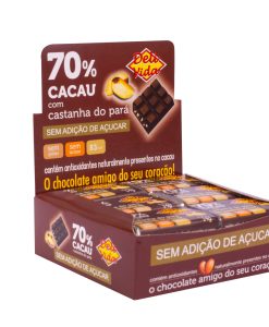 Chocolate 70% Cacau Com Castanha Do Pará