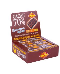 Chocolate 70% Cacau Zero açúcar